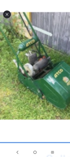 Atco vintage lawnmower - vintage, kick
