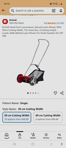 Einhell 300 manual push - 300,
