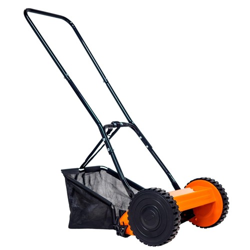 Hand push cylinder lawn mower - hand,