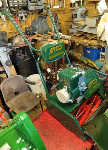 Vintage petrol atco - de, luxe